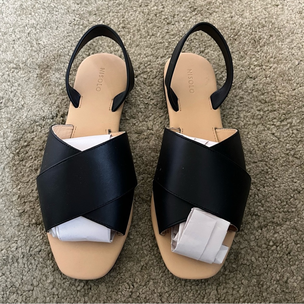 Nisolo All-day Cross Strap Sandal BRAND NEW